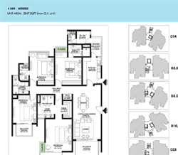 Ireo Victory Valley Floor Plans 4 BHK + SQ | 2847 SQ.FT